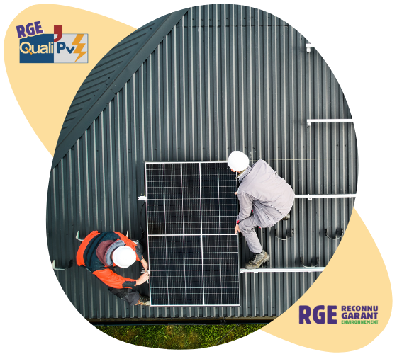 Installation de panneaux solaires photovoltaïques par EMD Renov